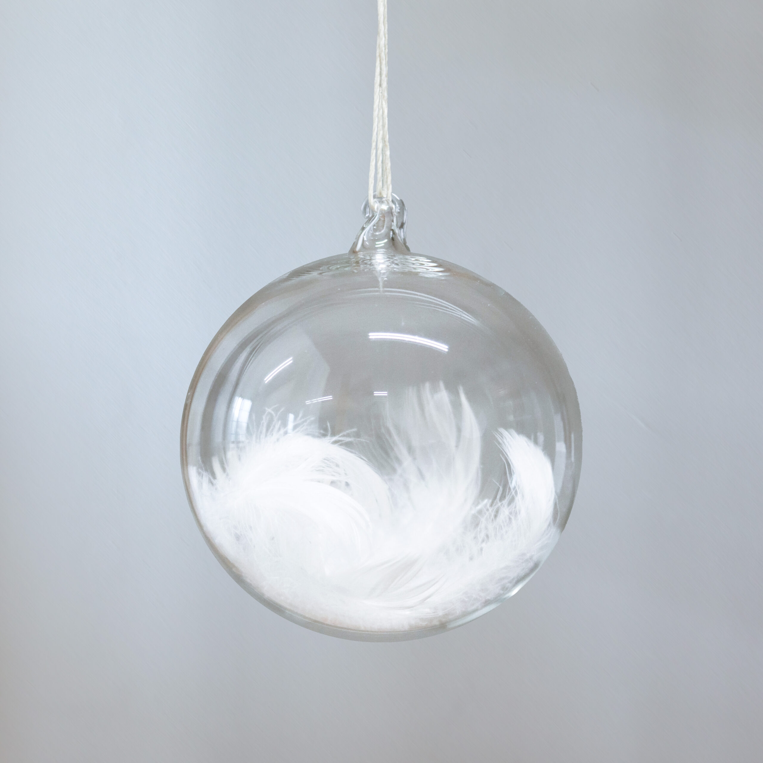 Federkugel - Weihnachtsschmuck